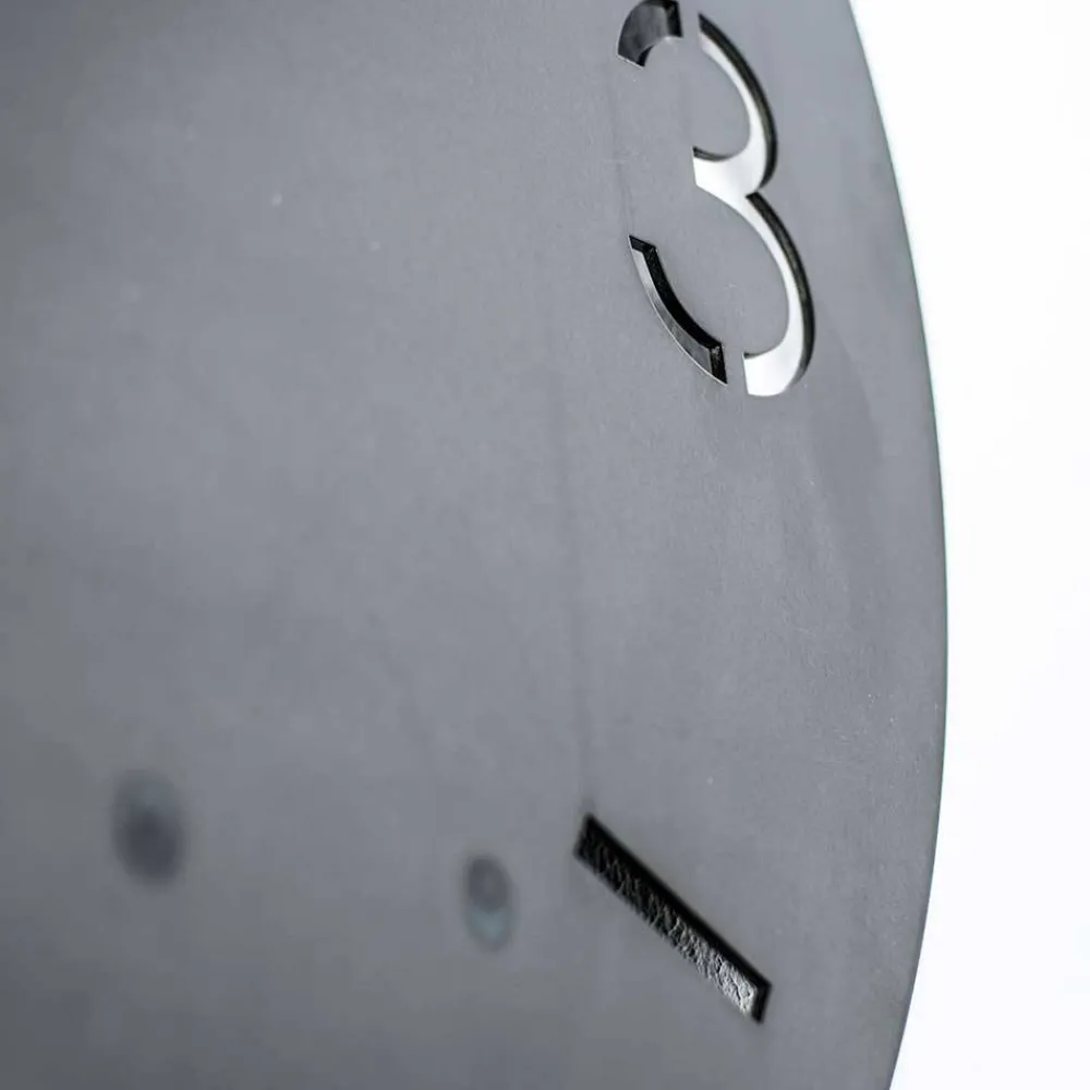 Wohnen Loft Möbel|Industrial Möbel*Moderne Wanduhr aus Stahl in Rund - Emsa