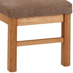 Wohnen Küchenbänke|Esszimmerbänke*Moderne Wildeiche Eckbank mit Polsterung - Virds