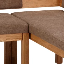 Wohnen Küchenbänke|Esszimmerbänke*Moderne Wildeiche Eckbank mit Polsterung - Virds