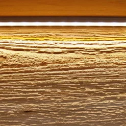 Wohnen Moderne Wildeiche Vitrine 63x207x43 cm - Acmida