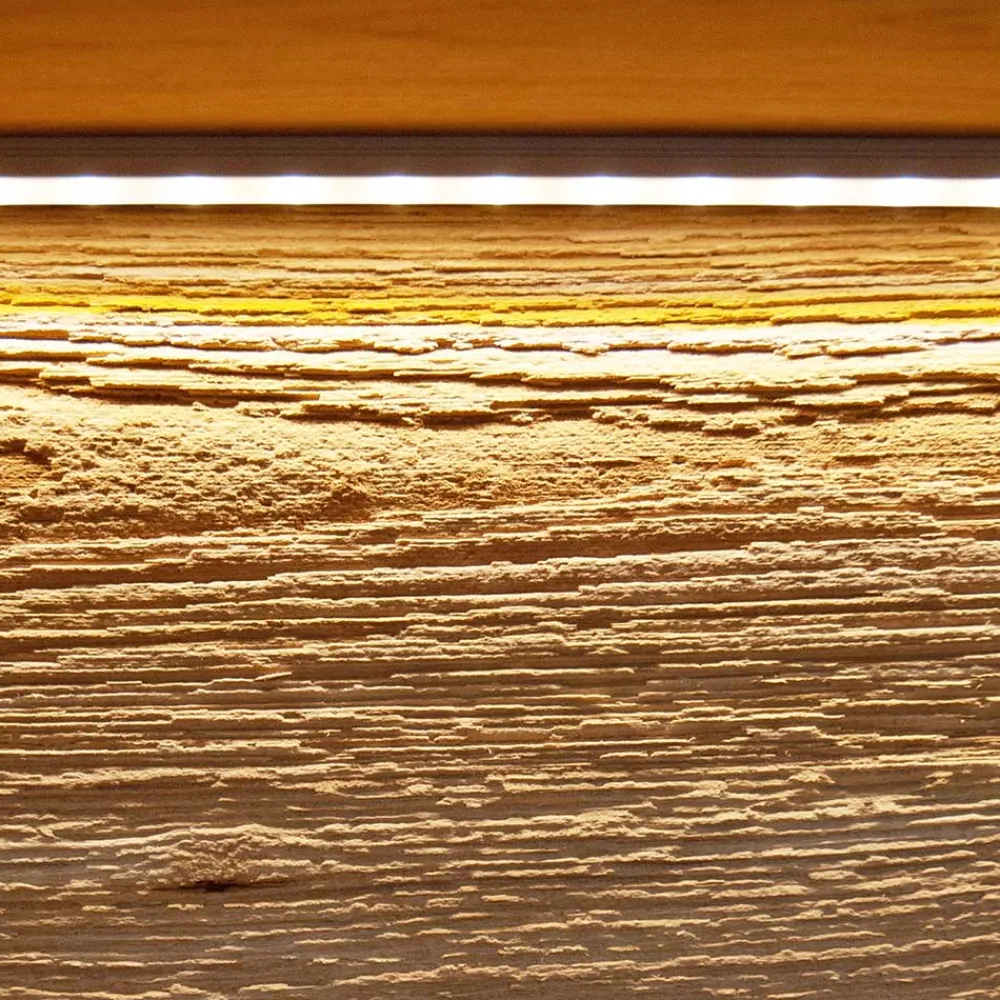 Wohnen Moderne Wildeiche Vitrine 63x207x43 cm - Acmida