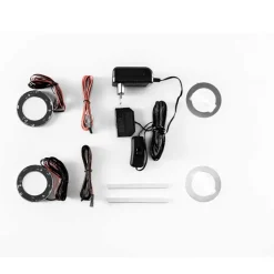 Wohnen Schwarze Möbel|Weiße Möbel*Moderne Wohnwand-Möbel im Set - Loazin (vierteilig)