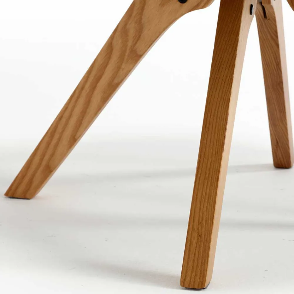 Wohnen Wohnzimmerstühle*Moderner Armlehnenstuhl in Grau - Lyra (2er Set)