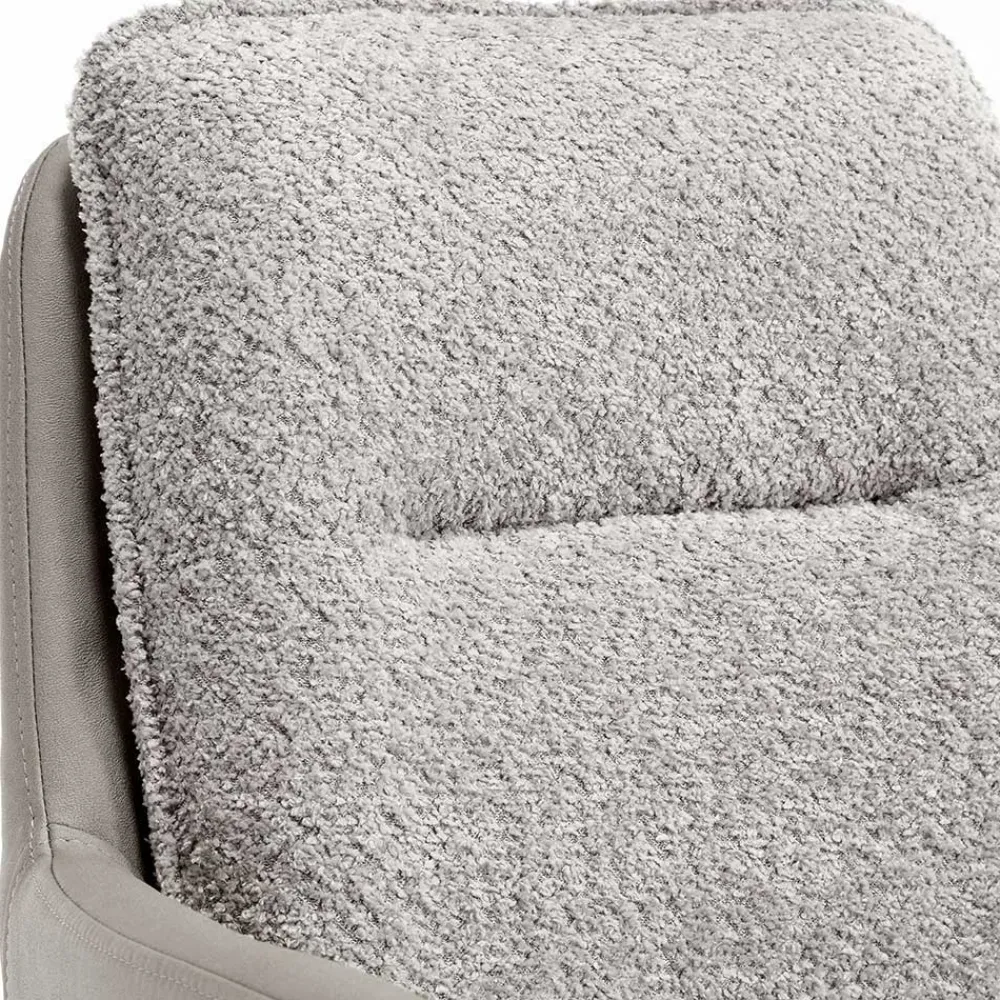 Wohnen Wohnzimmerstühle*Moderner Armlehnenstuhl in Grau - Lyra (2er Set)