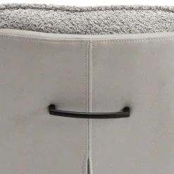 Wohnen Wohnzimmerstühle*Moderner Armlehnenstuhl in Grau - Lyra (2er Set)