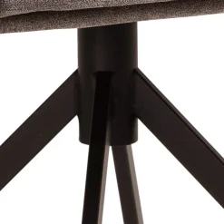 Wohnen Moderner Armlehnenstuhl in Braun - Myrano