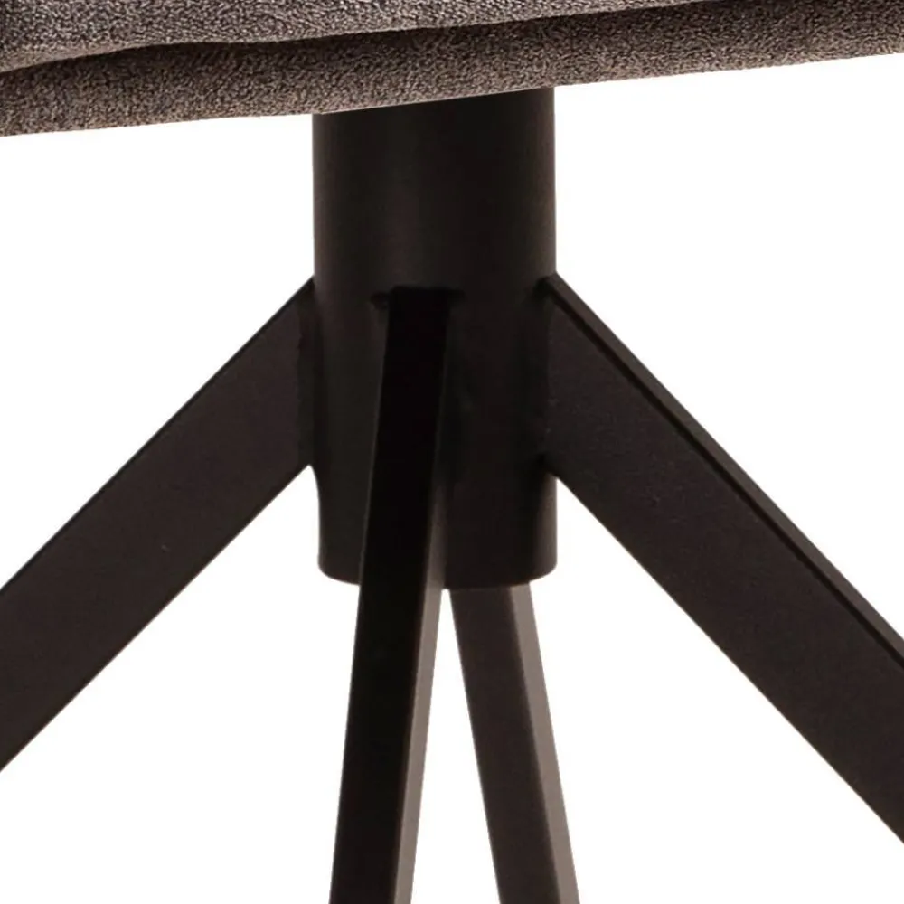 Wohnen Moderner Armlehnenstuhl in Braun - Myrano