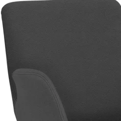 Wohnen Moderner Barstuhl mit Armlehnen in Dunkelgrau - Vaiana