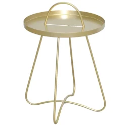 Wohnen Moderner Beistelltisch in Goldfarben - Parca