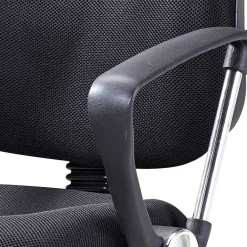 Wohnen Bürostühle*Moderner Büro Drehstuhl in Schwarz Chrom - Philadela