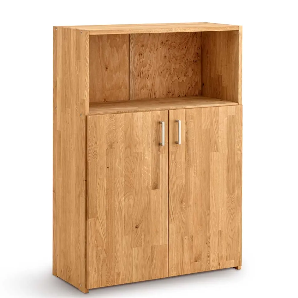 Wohnen Büroschränke*Moderner Büroschrank aus Wildeiche Massivholz - Rosenna