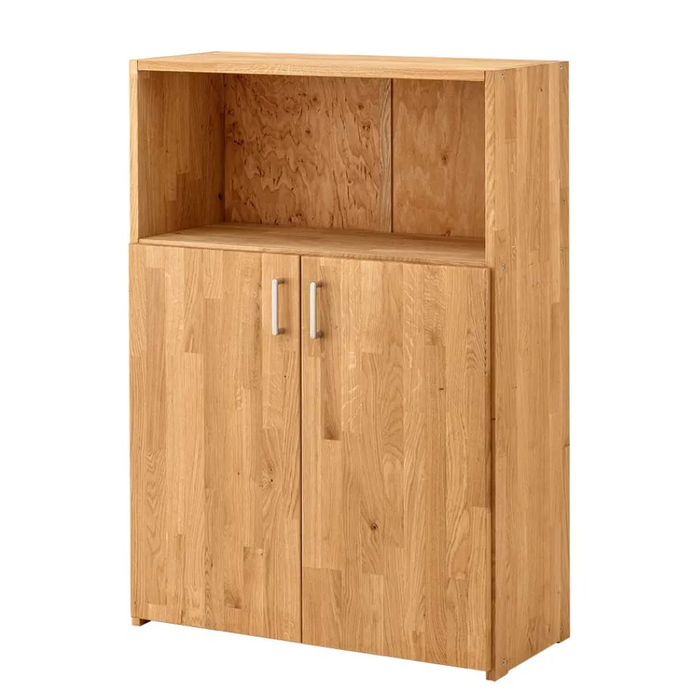 Wohnen Büroschränke*Moderner Büroschrank aus Wildeiche Massivholz - Rosenna