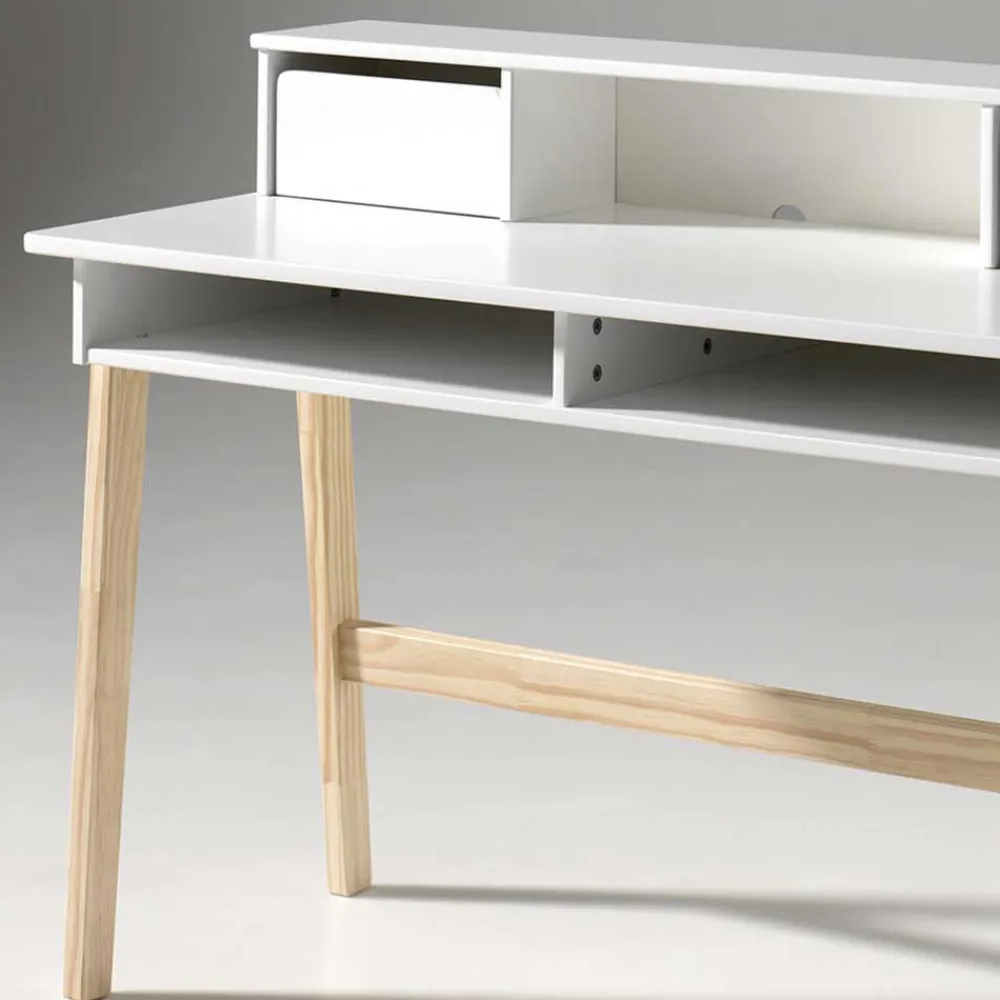 Wohnen Jugendzimmertische|Kinderschreibtische*Moderner Design Schreibtisch inkl Aufsatz - Mauricia