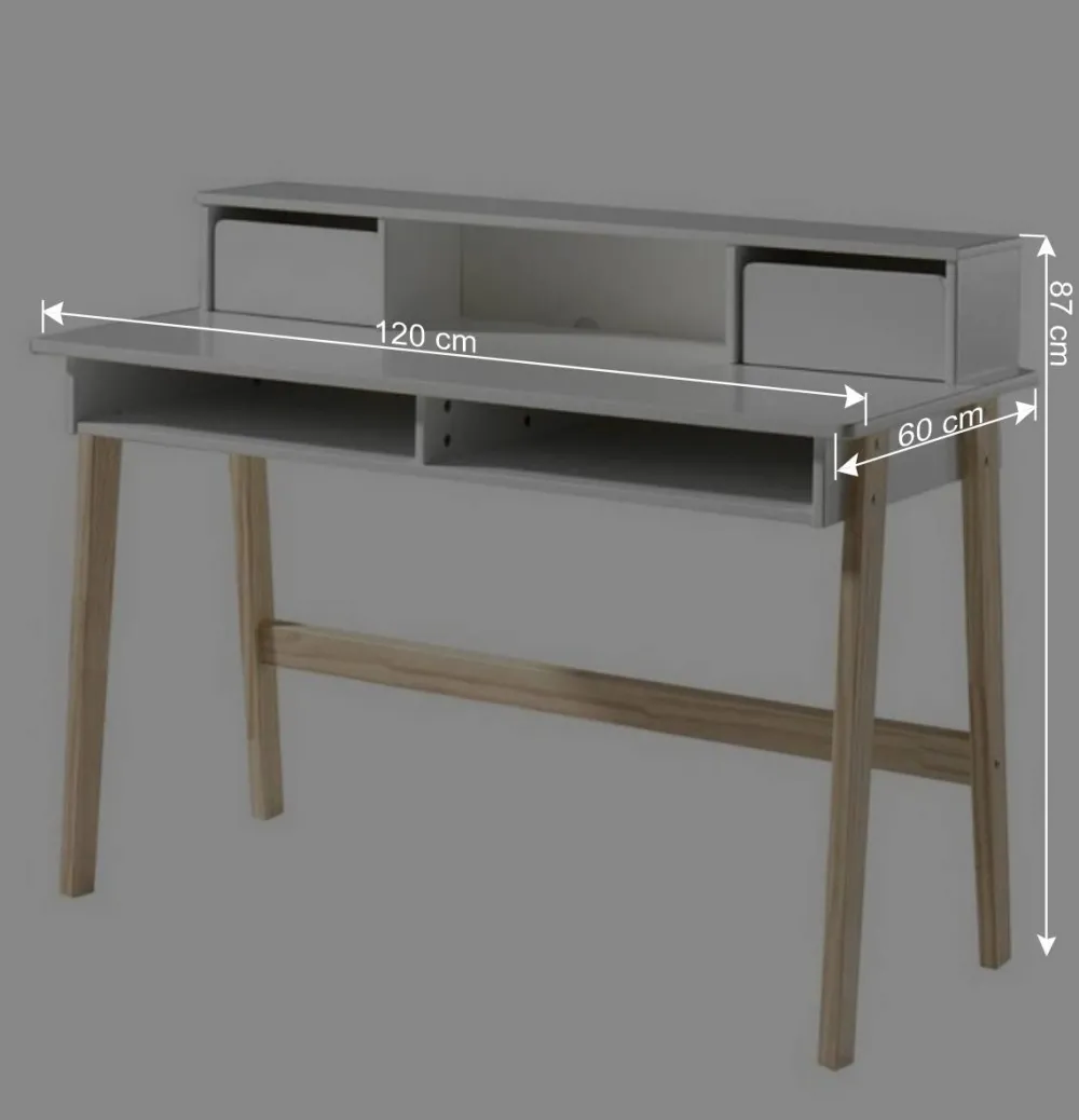 Wohnen Jugendzimmertische|Kinderschreibtische*Moderner Design Schreibtisch inkl Aufsatz - Mauricia