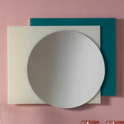 Wohnen Spiegel|Flurspiegel*Moderner Designspiegel in Rund - Santobal