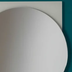 Wohnen Spiegel|Flurspiegel*Moderner Designspiegel in Rund - Santobal