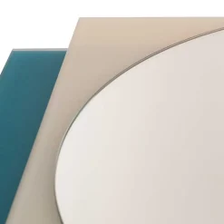 Wohnen Spiegel|Flurspiegel*Moderner Designspiegel in Rund - Santobal