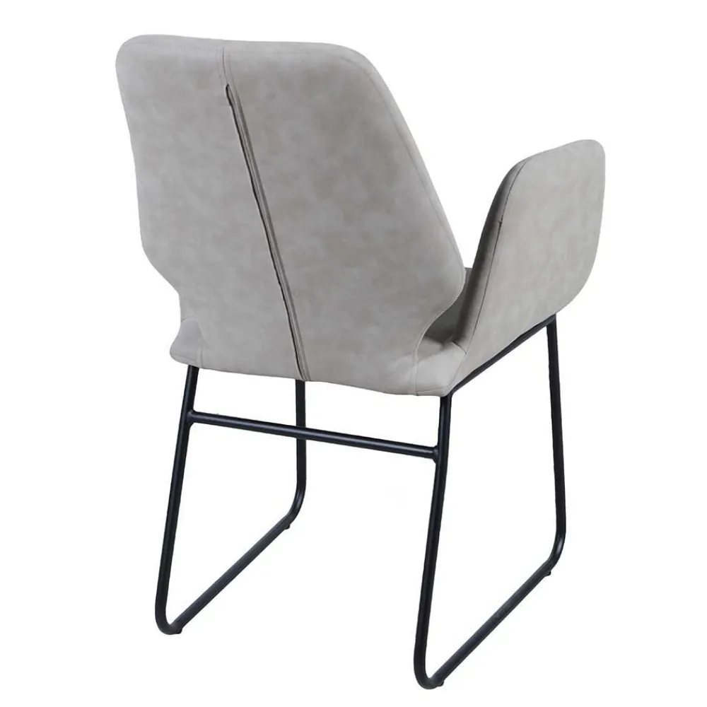 Wohnen Sitzgruppe|Küchen-Essgruppen*Moderner Esstisch & Armlehnenstühle - Ron (fünfteilig)