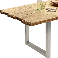 Wohnen Designermöbel*Moderner Esstisch aus recyceltem Teakholz - Adison