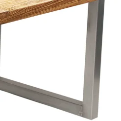 Wohnen Designermöbel*Moderner Esstisch aus recyceltem Teakholz - Adison