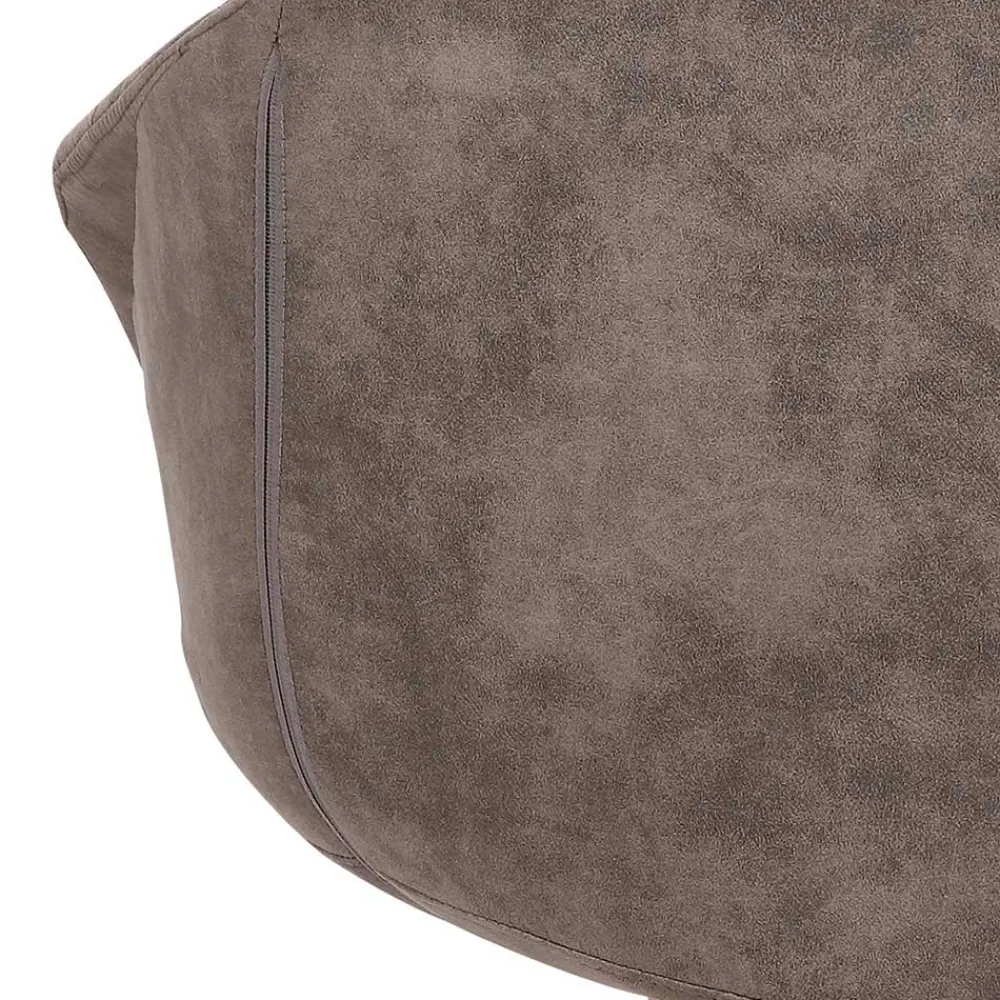 Wohnen Wohnzimmerstühle*Moderner Esstisch Sessel in Taupe - Gozos (2er Set)