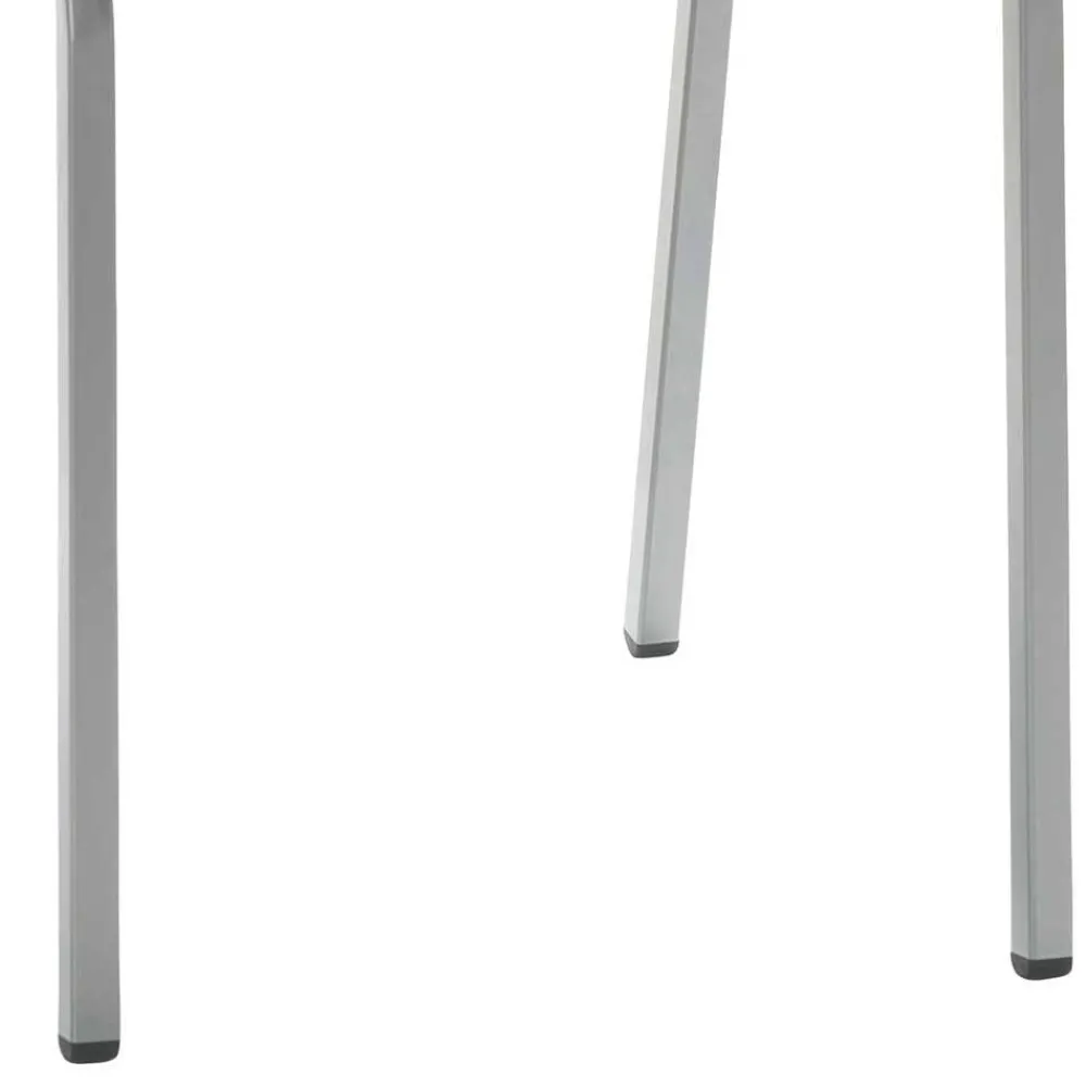 Wohnen Moderner Esszimmerstuhl in Dunkelgrau Microfaser - Termi