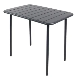 Wohnen Moderner Gartentisch aus Metall - Xenata