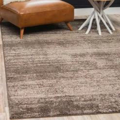 Wohnen Braune Möbel*Moderner Kurzflorteppich in Brauntönen - Leandra