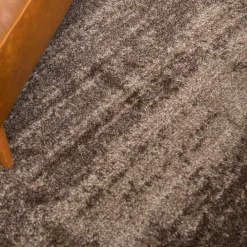 Wohnen Braune Möbel*Moderner Kurzflorteppich in Brauntönen - Leandra