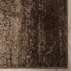 Wohnen Braune Möbel*Moderner Kurzflorteppich in Brauntönen - Leandra