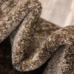 Wohnen Braune Möbel*Moderner Kurzflorteppich in Brauntönen - Leandra