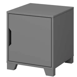 Wohnen Moderner Nachtschrank in Grau - Niento