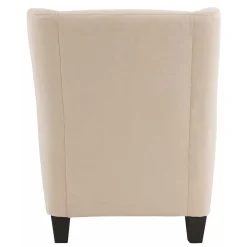 Wohnen Vintage Möbel*Moderner Ohrenbackensessel & Hocker - Jirup (zweiteilig)