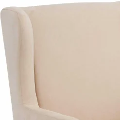 Wohnen Vintage Möbel*Moderner Ohrenbackensessel & Hocker - Jirup (zweiteilig)