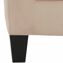 Wohnen Vintage Möbel*Moderner Ohrenbackensessel & Hocker - Jirup (zweiteilig)