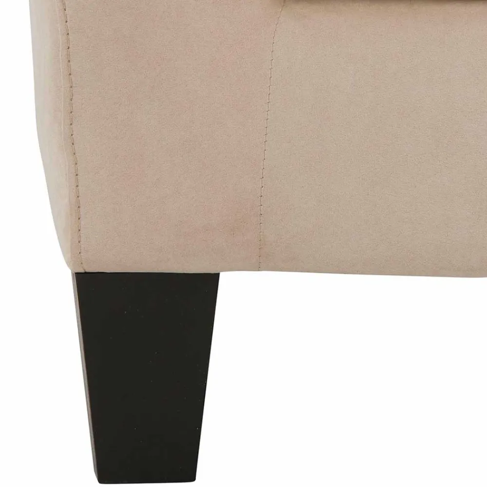 Wohnen Vintage Möbel*Moderner Ohrenbackensessel & Hocker - Jirup (zweiteilig)