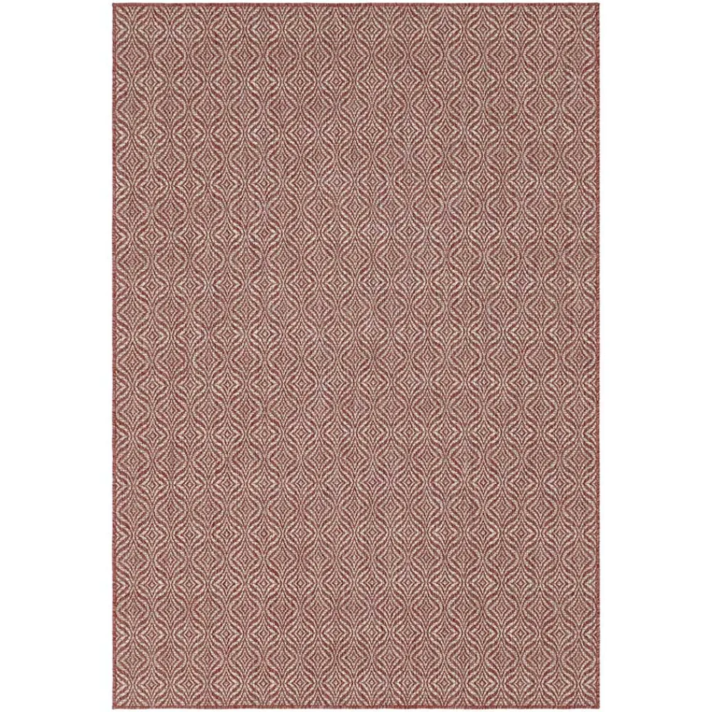 Wohnen Teppiche*Moderner Outdoor Teppich in Rost & Creme - Ranieros