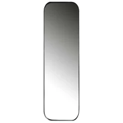 Wohnen Moderner Oval Spiegel in Schwarz - Locila