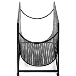 Wohnen Retro Möbel*Moderner Retro Zeitungsständer in Schwarz - Konrad