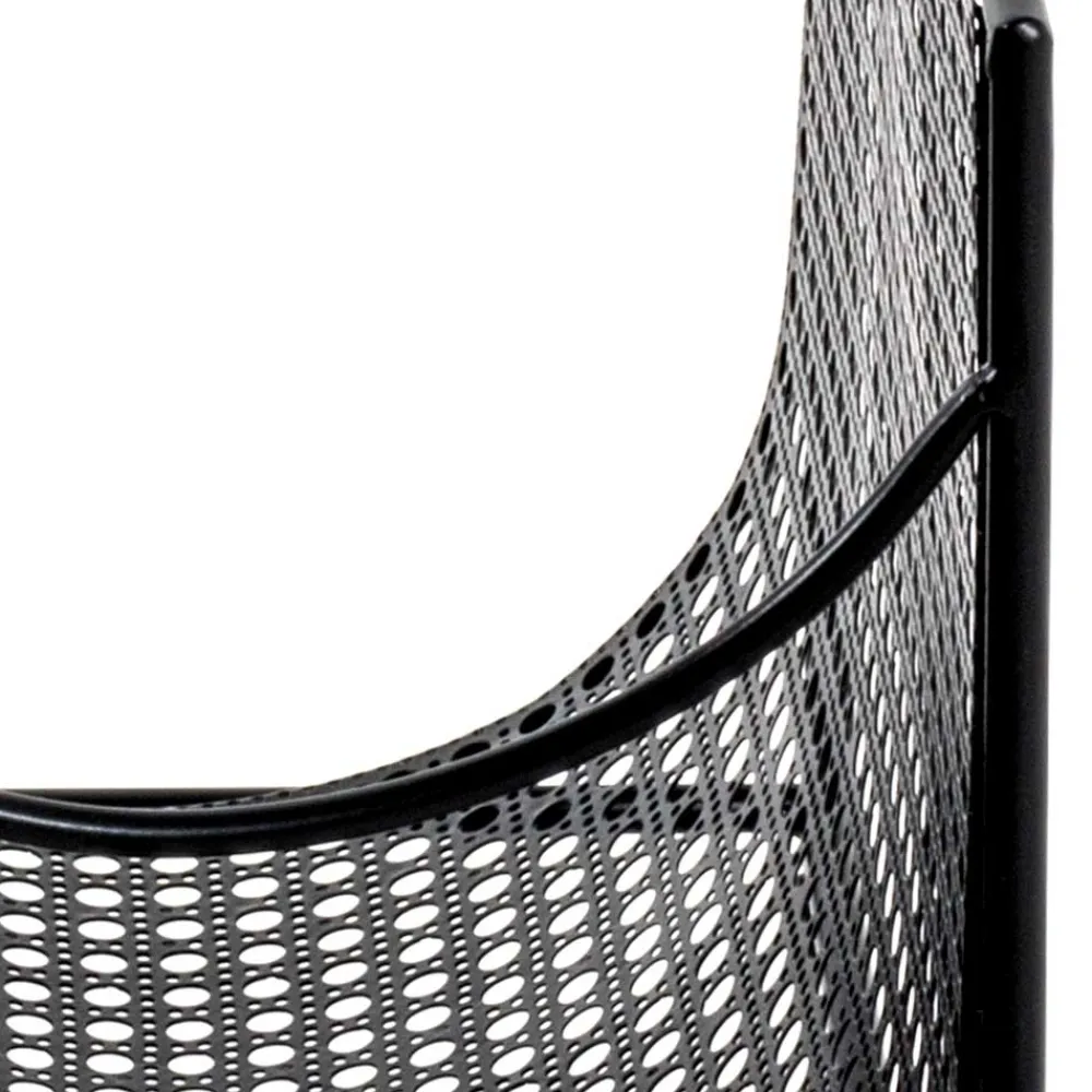 Wohnen Retro Möbel*Moderner Retro Zeitungsständer in Schwarz - Konrad