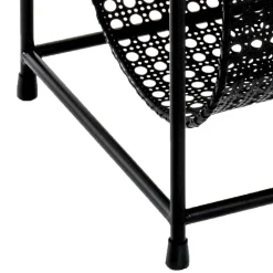 Wohnen Retro Möbel*Moderner Retro Zeitungsständer in Schwarz - Konrad