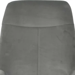 Wohnen Moderner Schaukelstuhl aus Samt in Grau - Cenka