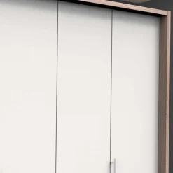 Wohnen Jugendzimmerschränke*Moderner Schlafzimmerkleiderschrank in Weiß - Vaclyn