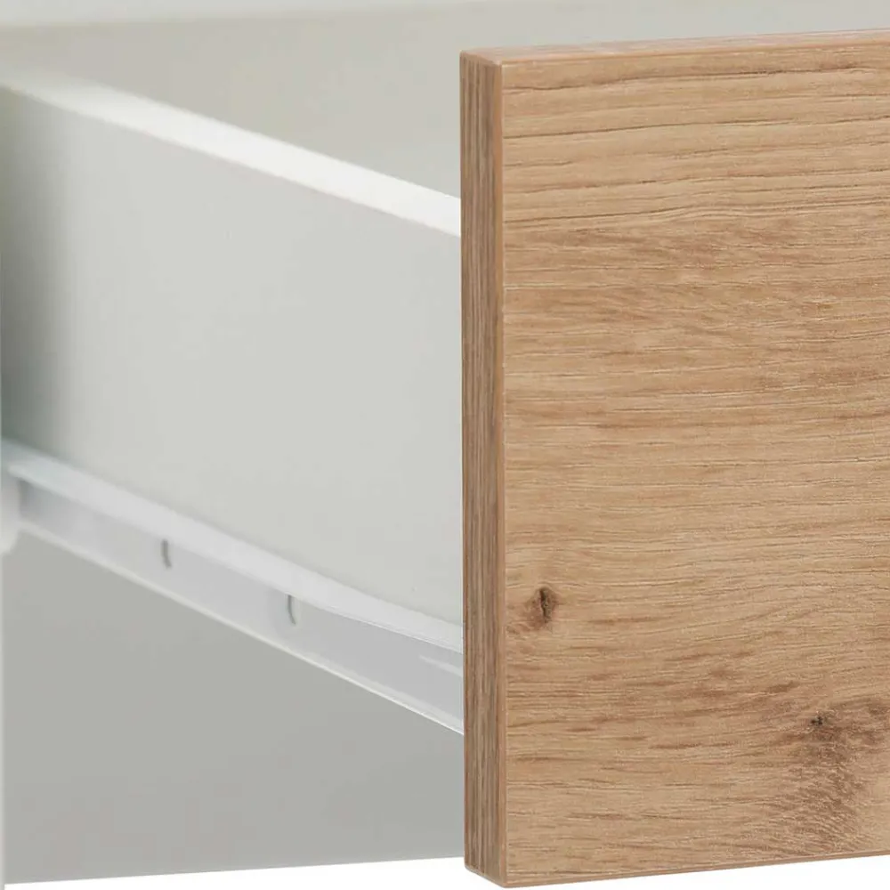 Wohnen Schminktische*Moderner Schminktisch in Weiß und Wildeiche - Turena