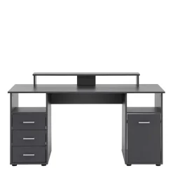 Wohnen Jugendzimmertische*Moderner Schreibtisch in Anthrazit - Imilias