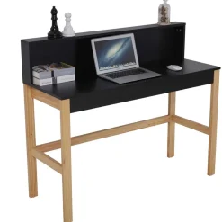 Wohnen Moderner Schreibtisch mit Aufsatz - zweifarbig - Ynes