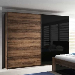 Wohnen Jugendzimmerschränke*Moderner Schwebetürenschrank mit Metallgriffen - Ulpro