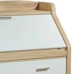 Wohnen Moderner Sekretär in Creme & Eiche Bianco - Jamaica