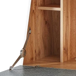 Wohnen Moderner Sekretär in Weiß & Eiche Optik - Bistrita