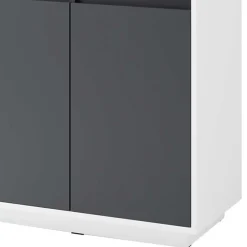 Wohnen Moderner Sekretär in Weiß und Anthrazit - Exotica